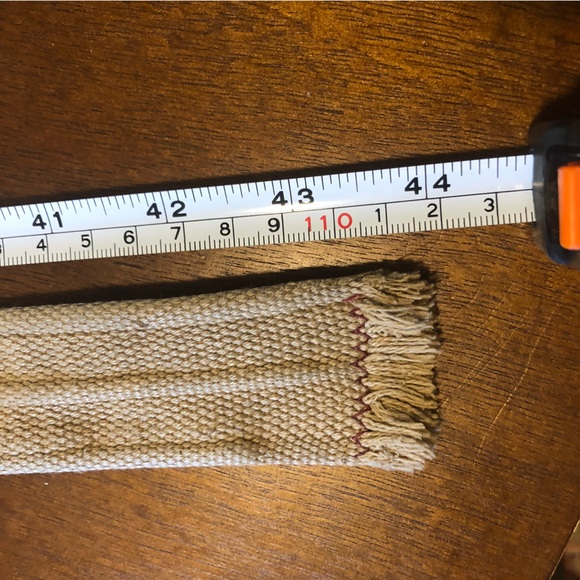 Khaki colored canvas belt - Picture 6 of 6